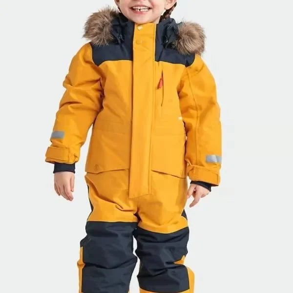 FrostGuard | Wasserdichter Kinder-Skioverall mit verstellbarer Kapuze 0