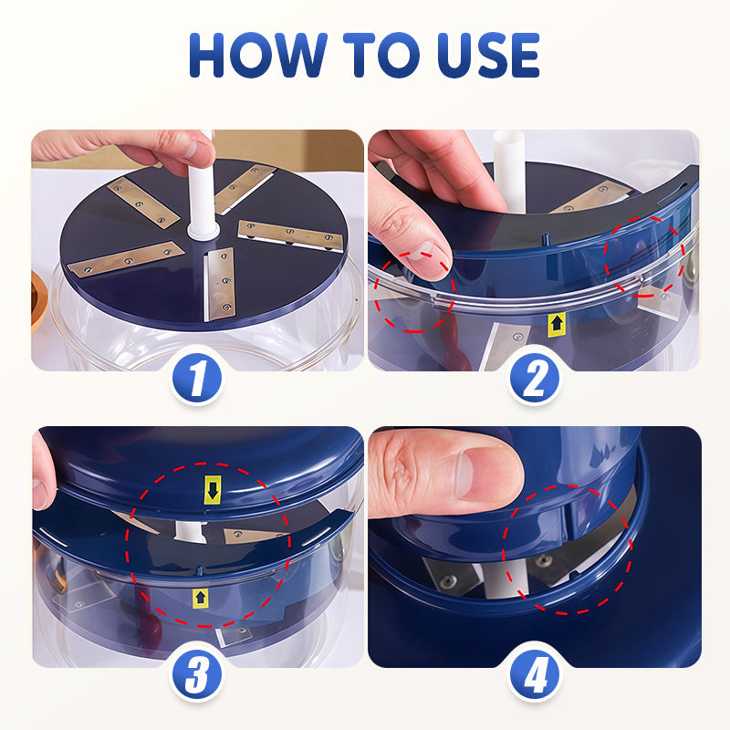 FruitEase | Tragbarer elektrischer Obst- und Gemüseschäler für mühelose Zubereitung 2