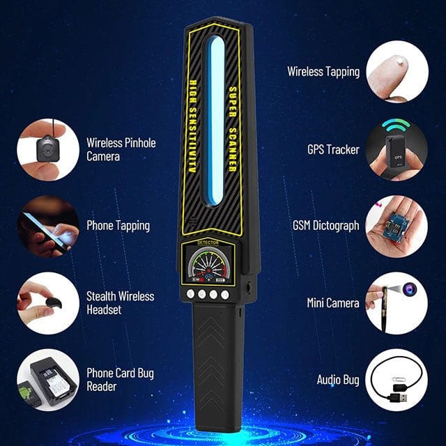 GPS Tracker Detector #2025 – Fortschrittlicher Bug Sweeper für versteckte Kameras & Tracker 3