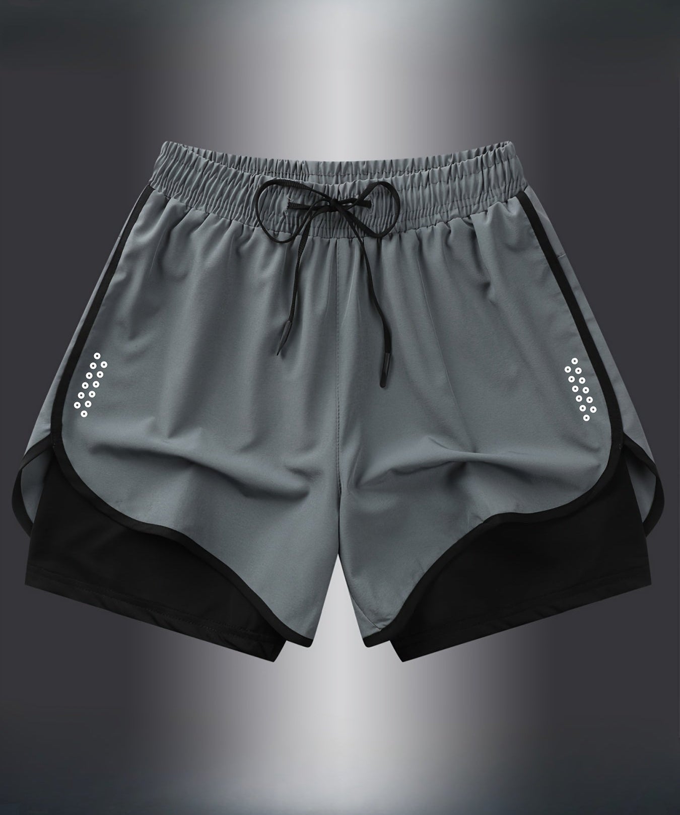 Geometrische Sportshorts für Damen – Stylisch und atmungsaktiv für Fitness und Laufen 0