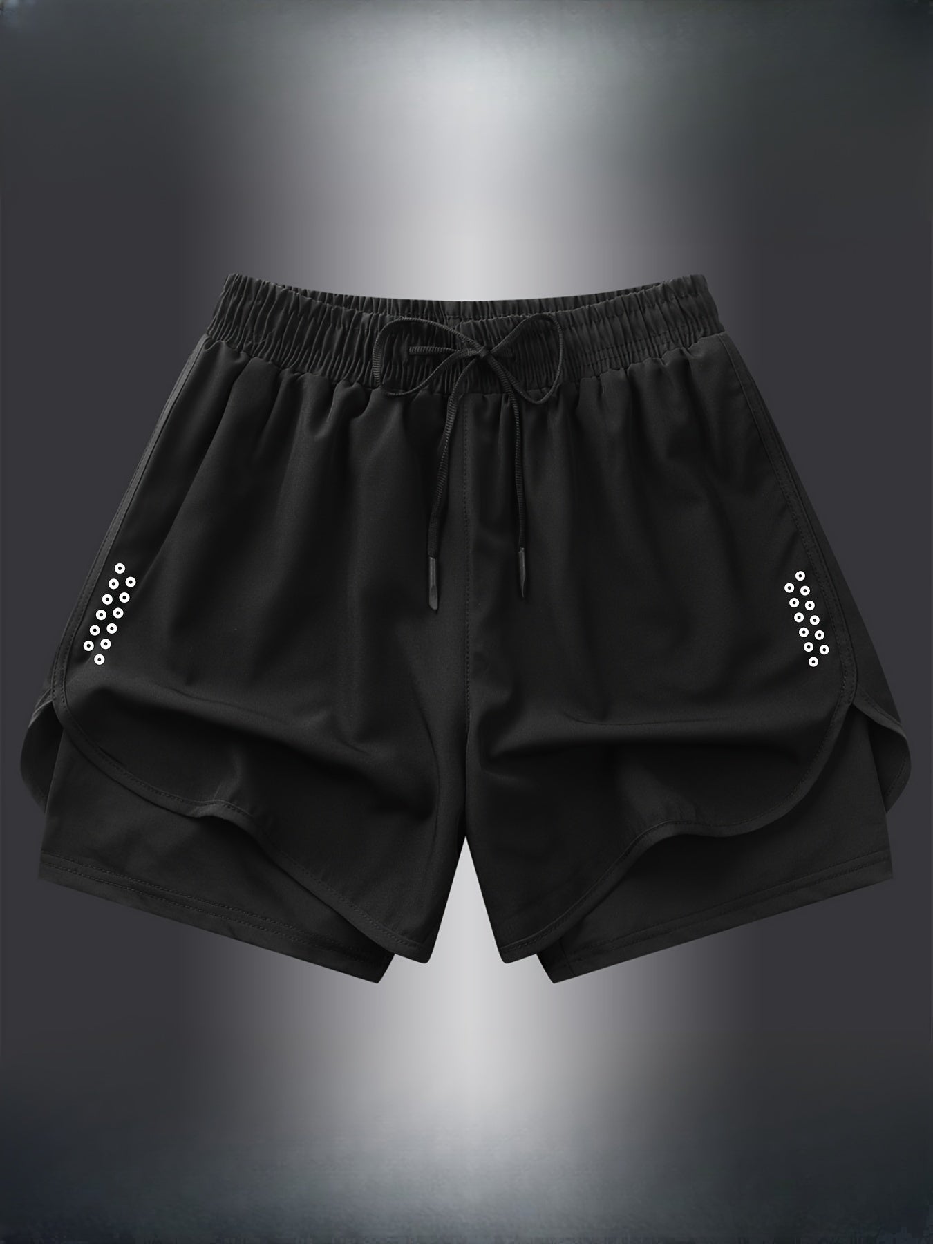 Geometrische Sportshorts für Damen – Stylisch und atmungsaktiv für Fitness und Laufen 1