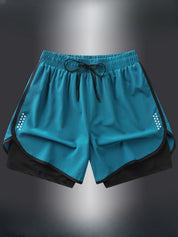 Geometrische Sportshorts für Damen – Stylisch und atmungsaktiv für Fitness und Laufen 2