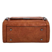 Geräumige Damenhandtasche aus weichem Stoff mit Reißverschluss 4