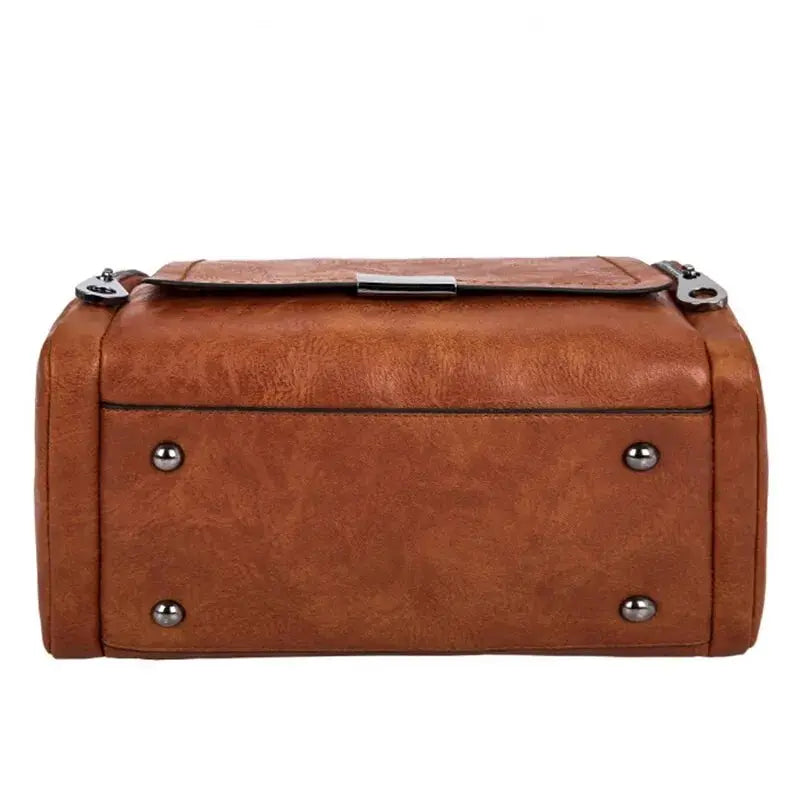 Geräumige Damenhandtasche aus weichem Stoff mit Reißverschluss 4