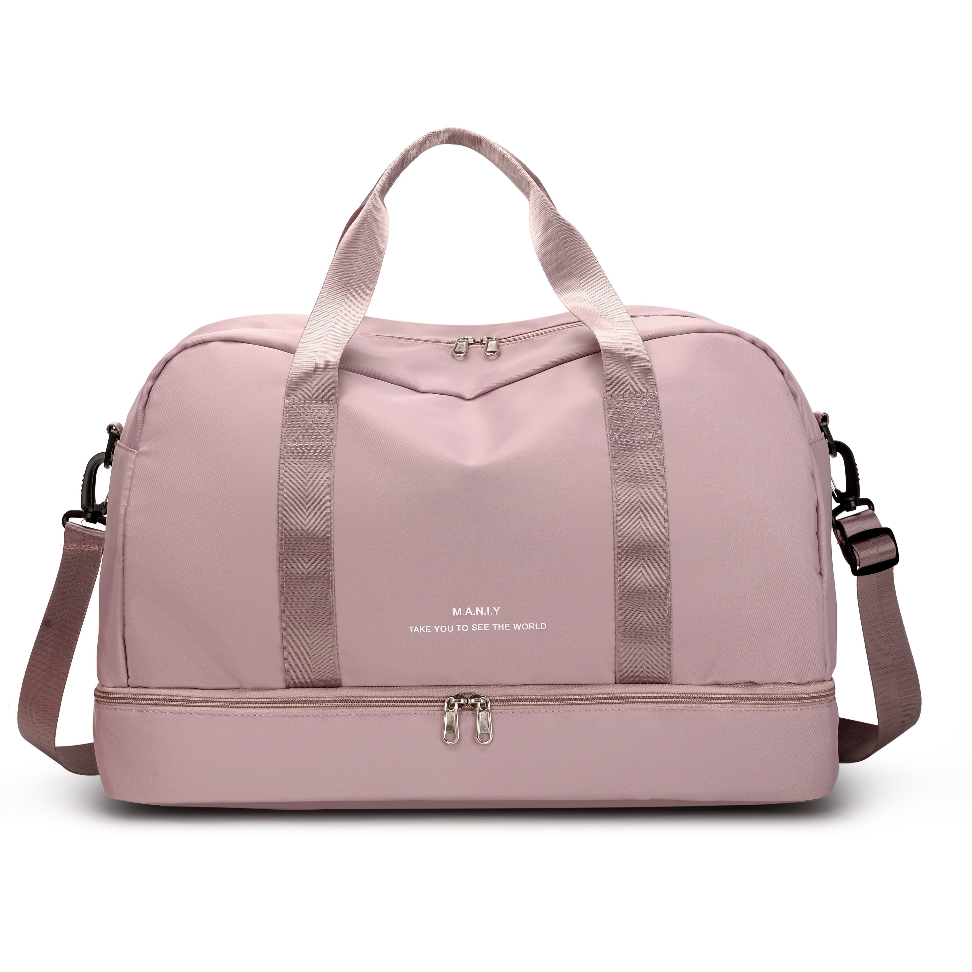 Geräumige Unisex-Reisetasche für Abenteuer aus veganem Leder 0