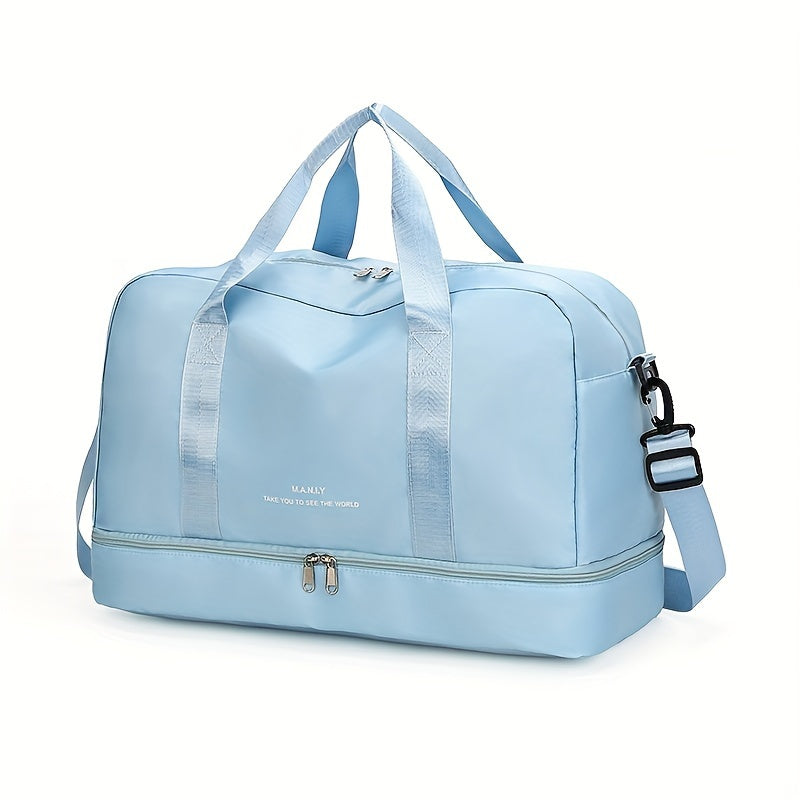 Geräumige Unisex-Reisetasche für Abenteuer aus veganem Leder 1