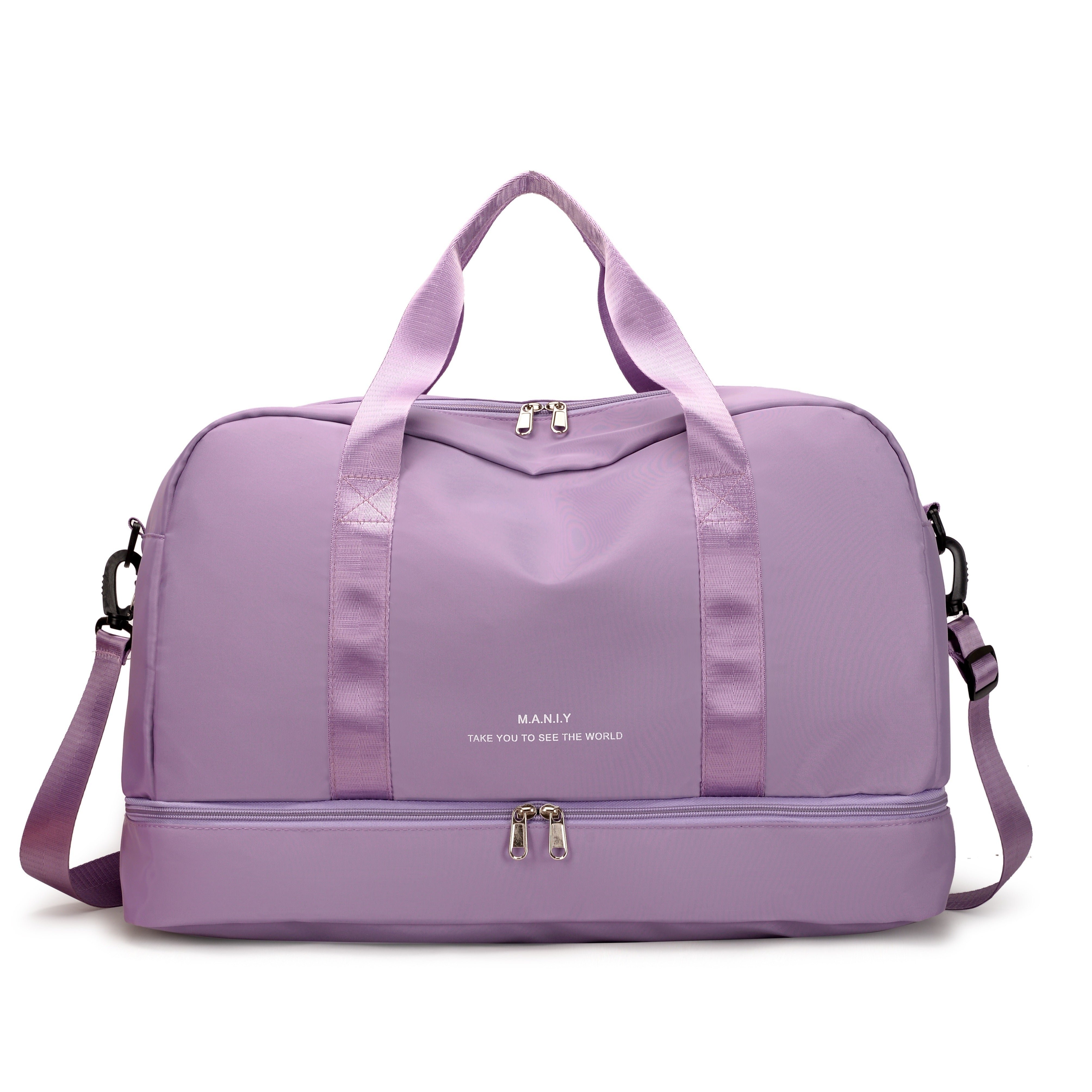 Geräumige Unisex-Reisetasche für Abenteuer aus veganem Leder 11