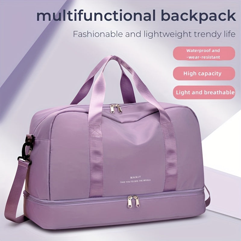 Geräumige Unisex-Reisetasche für Abenteuer aus veganem Leder 2