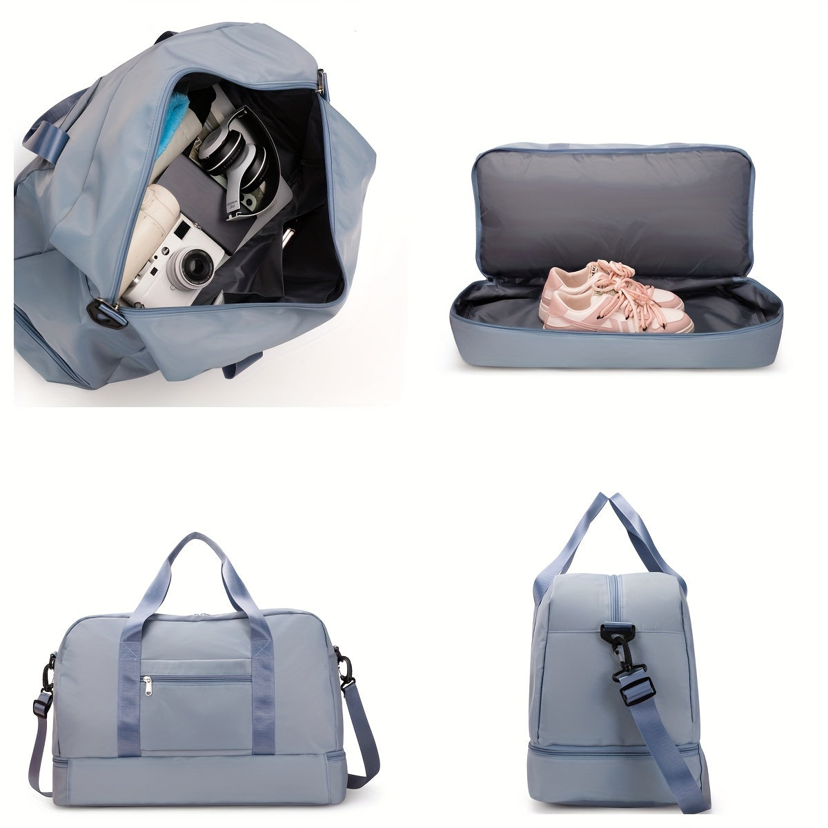 Geräumige Unisex-Reisetasche für Abenteuer aus veganem Leder 7