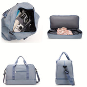 Geräumige Unisex-Reisetasche für Abenteuer aus veganem Leder 7