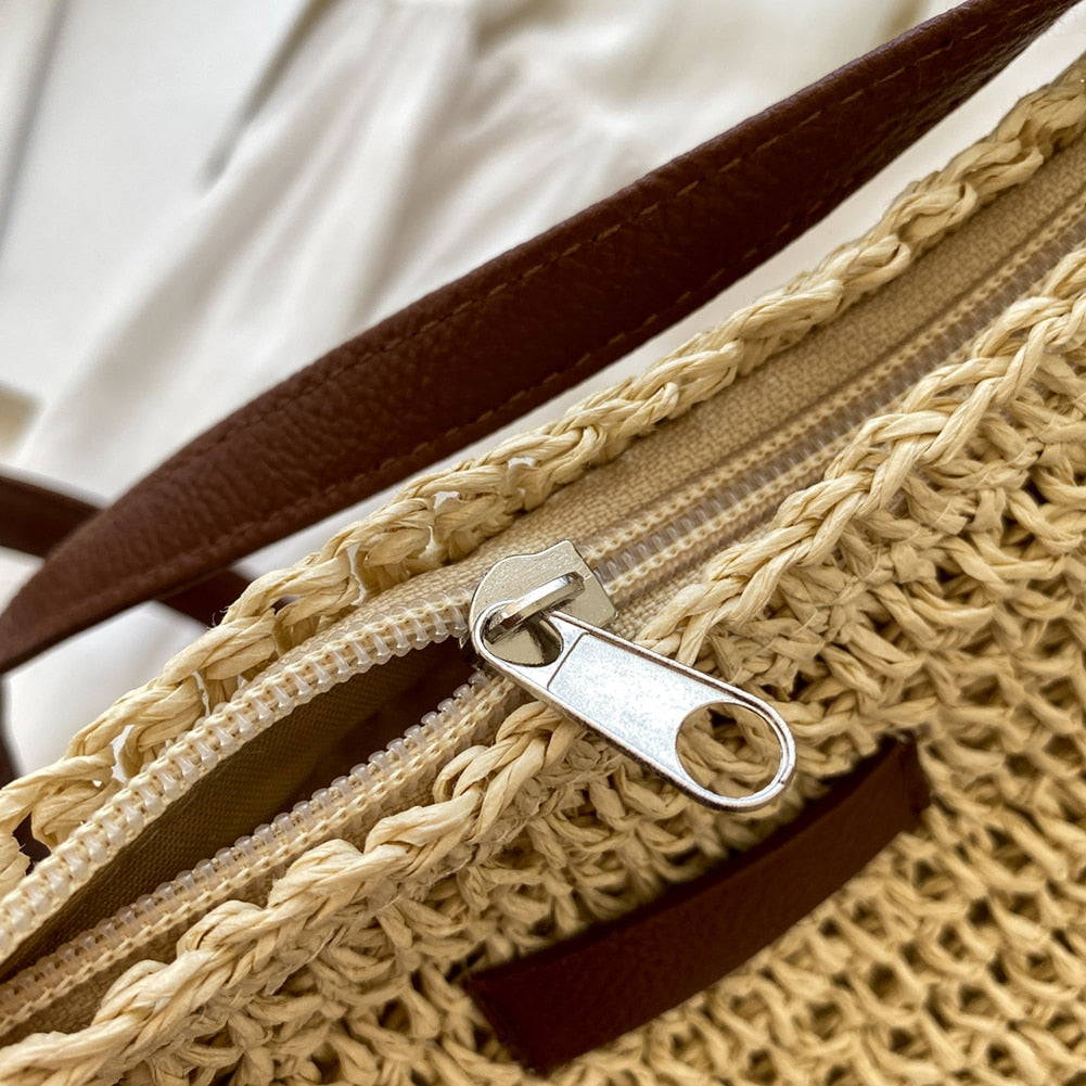 Geräumige und strapazierfähige Schultertasche im Boho-Stil für Damen 2