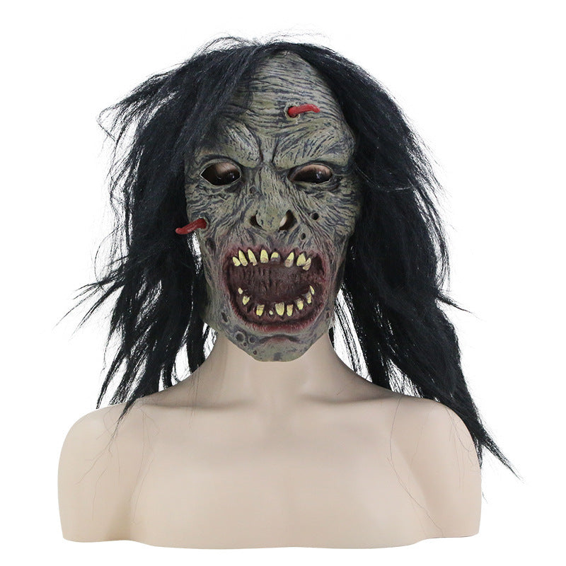 Gesichtswurm Horror Kopfbedeckung Maske Maskerade Party 3