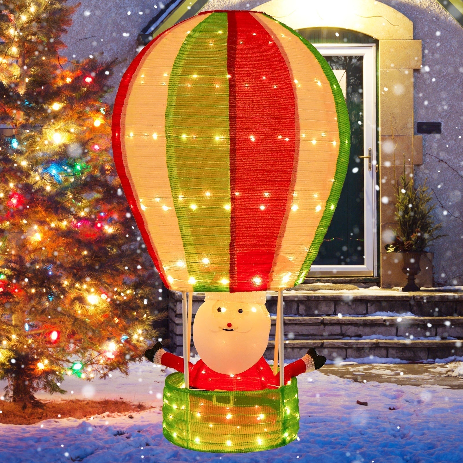 GlowBalloon – Aufblasbarer Pop-Up-Weihnachtsballon mit integrierten LEDs 1