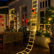 Golden Climb | Elegante LED-Beleuchtung für festliche Weihnachtsmann-Dekoration 1