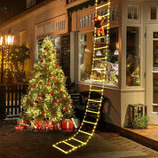 Golden Climb | Elegante LED-Beleuchtung für festliche Weihnachtsmann-Dekoration 2