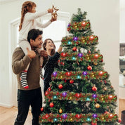 Golden Shine | Luxuriöse Weihnachtsgirlande mit warmweißen LED-Lichtern 2