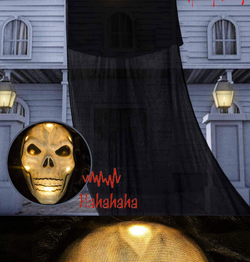 Halloween Dekoration Sprachsteuerung Beleuchtung Sound Horror Hängendes Gespenst 0