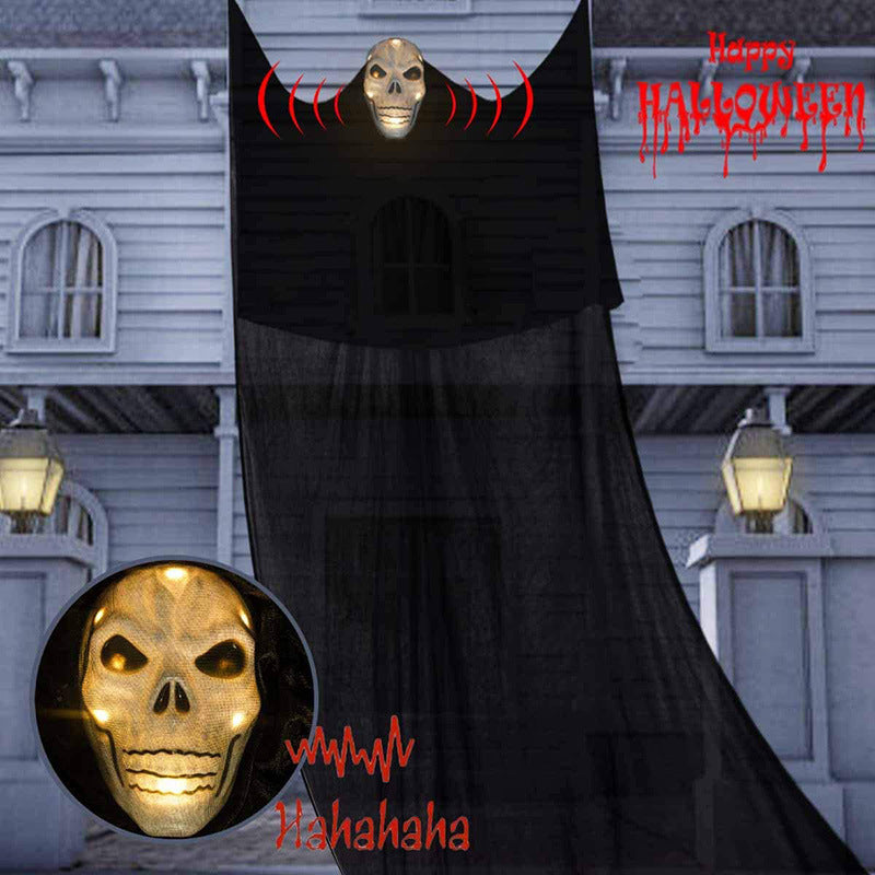 Halloween Dekoration Sprachsteuerung Beleuchtung Sound Horror Hängendes Gespenst 1