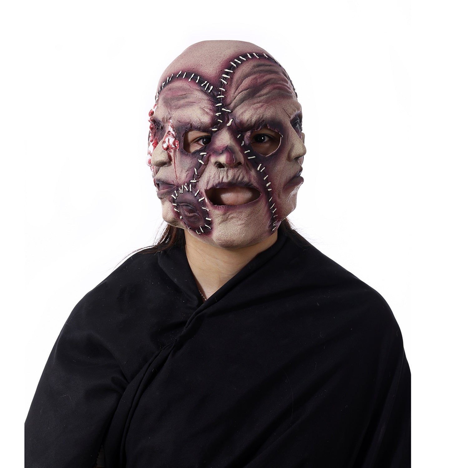 Halloween Dreiseitige Grimasse Horror Maske Cosplay Maske Party Gruselige Maske Prop 0