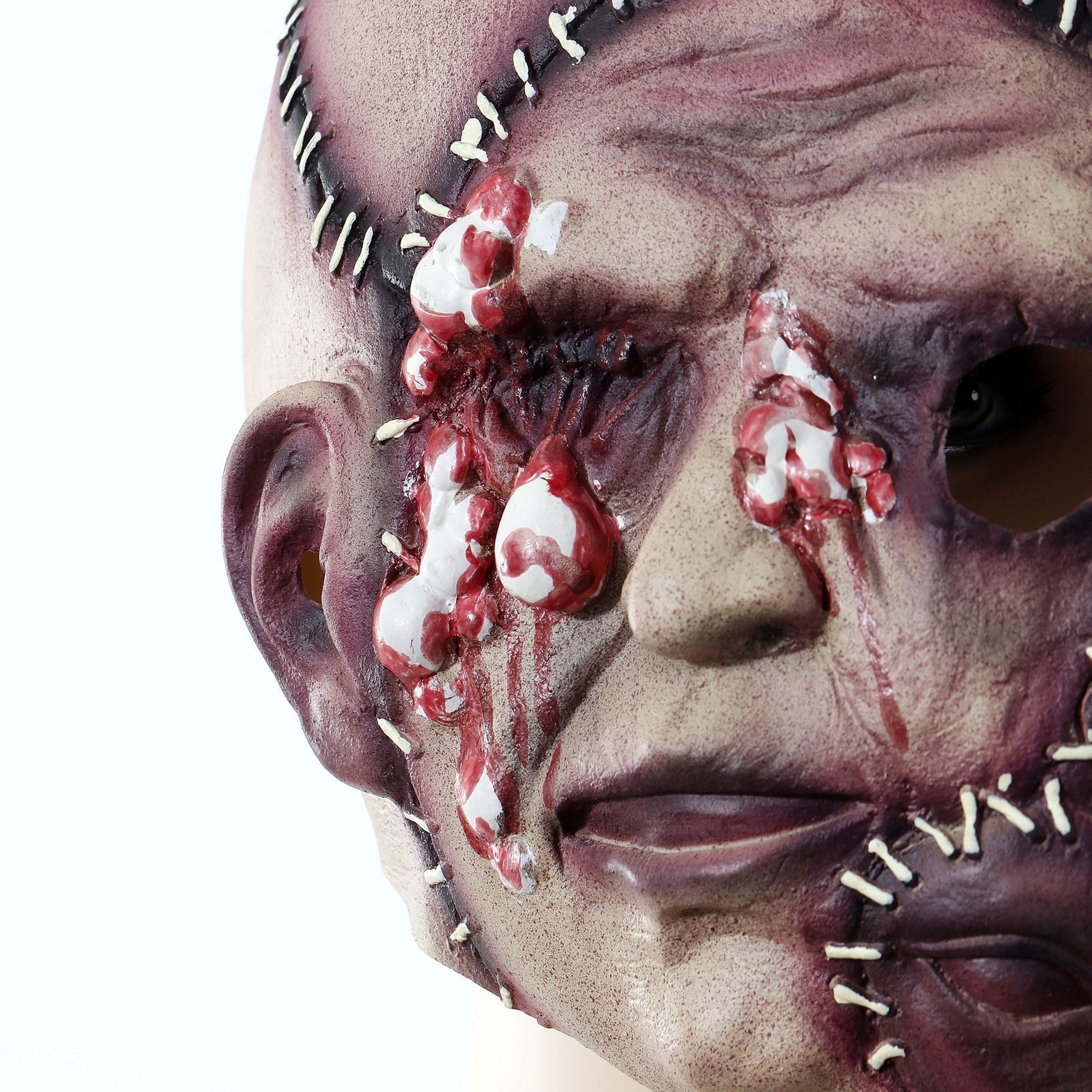 Halloween Dreiseitige Grimasse Horror Maske Cosplay Maske Party Gruselige Maske Prop 4