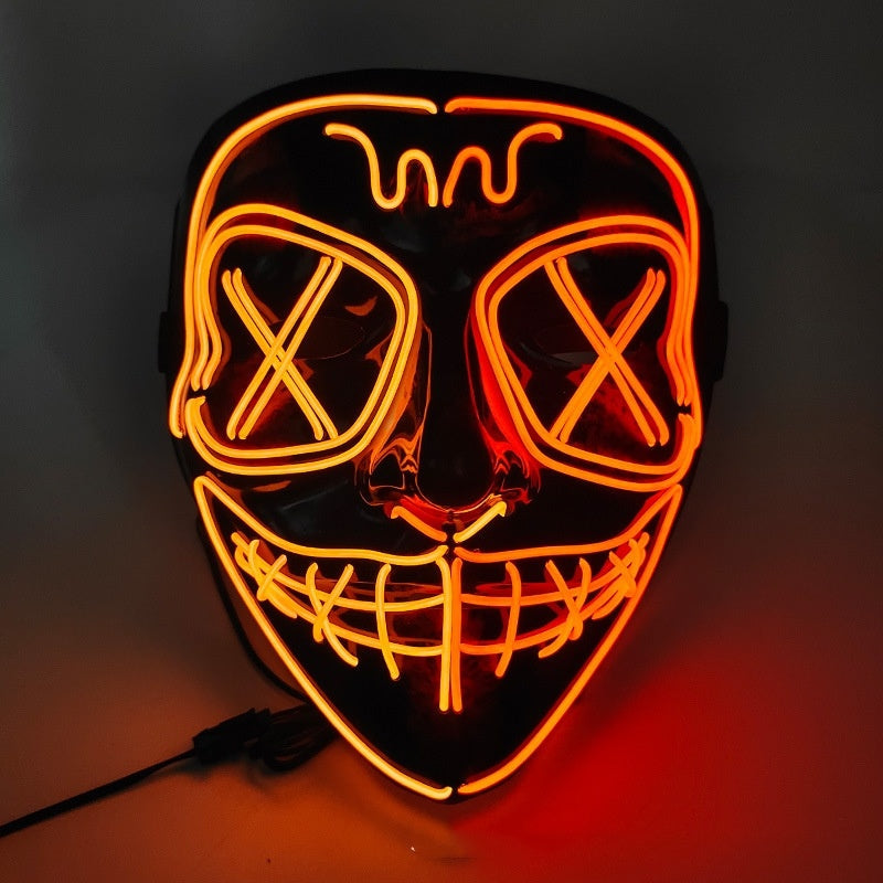 Halloween EL Horror Vollgesichts-Leuchtmaske 4