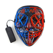 Halloween EL Horror Vollgesichts-Leuchtmaske 6