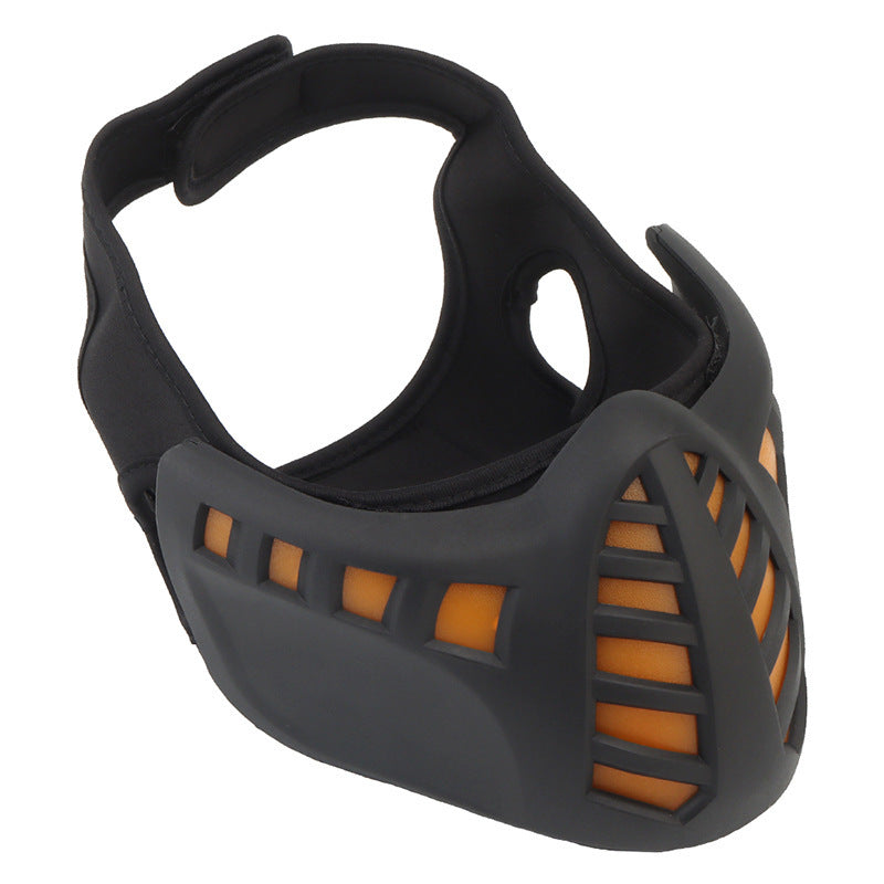 Halloween Karneval LED Halbgesichtsmaske 0