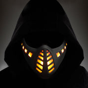 Halloween Karneval LED Halbgesichtsmaske 1