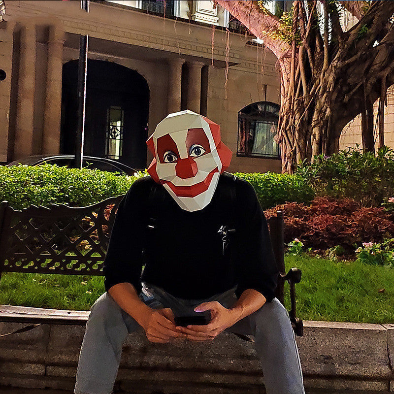 Halloween Lächelnder Gruseliger Clown Gruselige Cosplay Requisiten 0