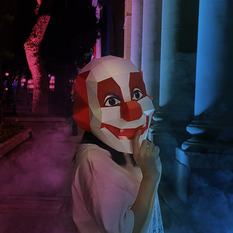 Halloween Lächelnder Gruseliger Clown Gruselige Cosplay Requisiten 4