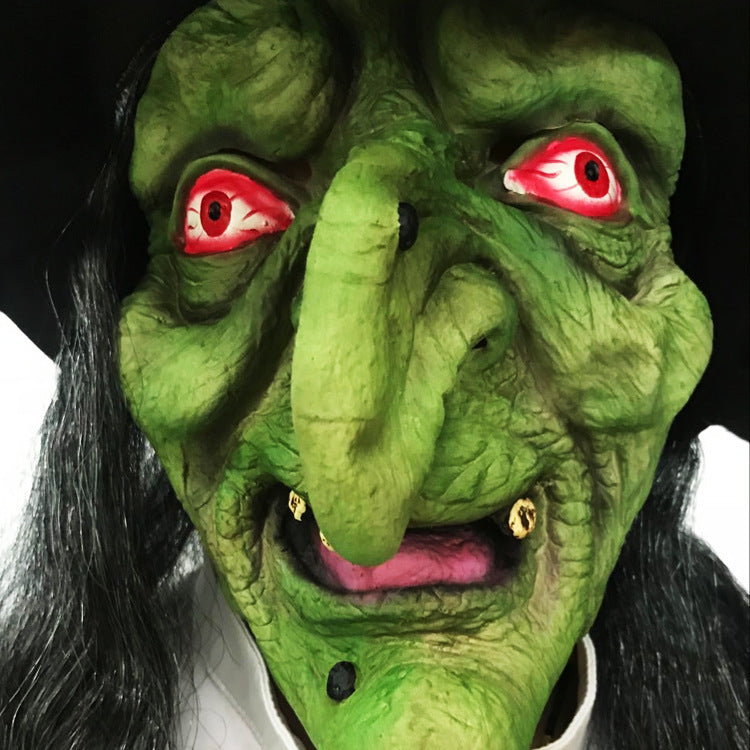 Halloween Langhaar-Grimassenmaske 3