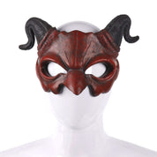 Halloween Maske Männlich Horn Böses Gesicht Geisterkopf 0