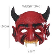 Halloween Maske Männlich Horn Böses Gesicht Geisterkopf 2