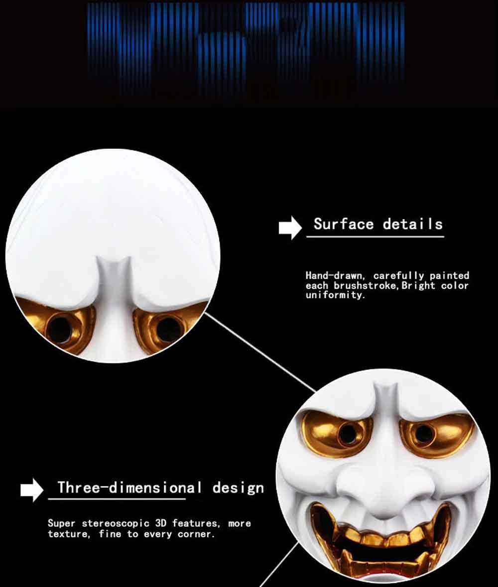 Halloween Maske Weißes Geisterhaus Klingelnder Schmetterling Geisterkopf 7
