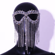 Halloween Maskerade Zirkon Catwoman Maske 1