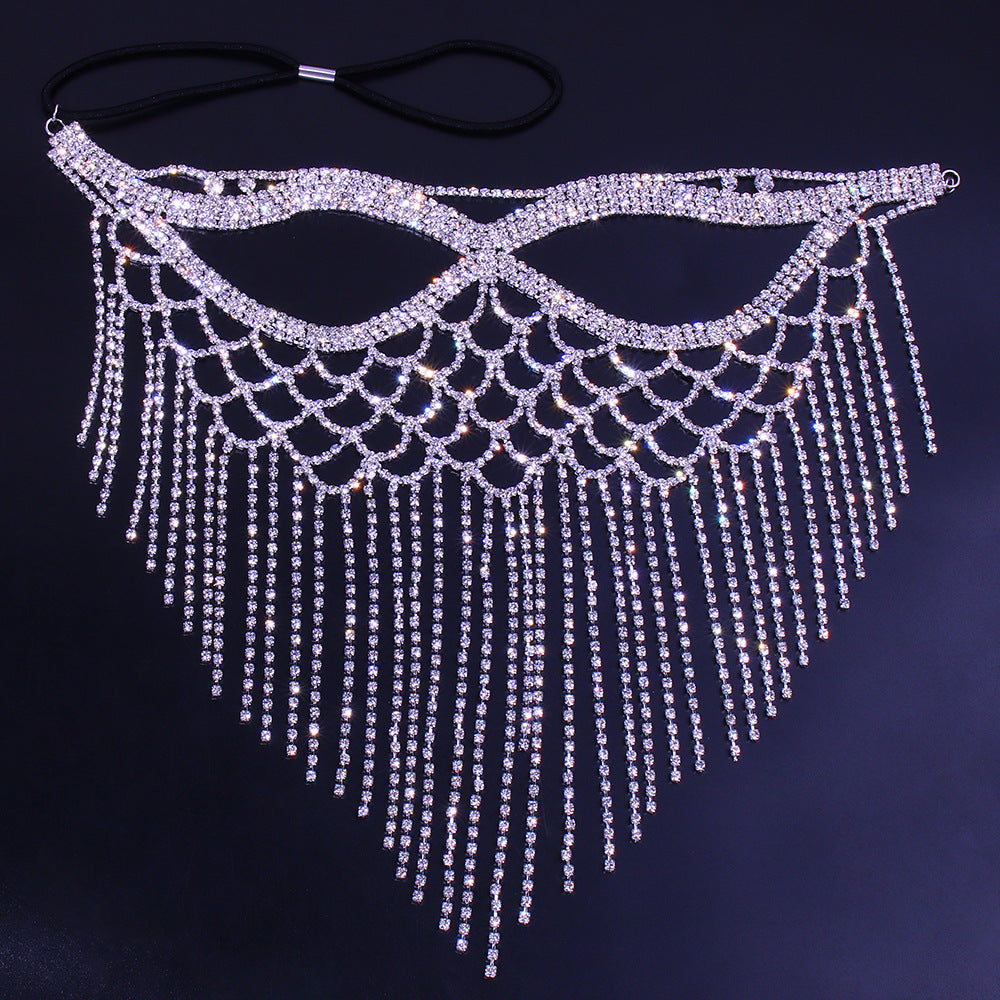 Halloween Maskerade Zirkon Catwoman Maske 3