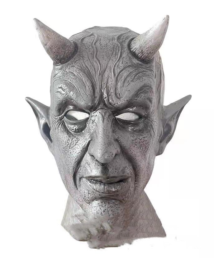 Halloween Neue Horn Dämon Maske Latex Kopfbedeckung 3