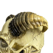 Halloween Neue Horror Schädel Horn Teufel Latex Maske Haube Dark 3