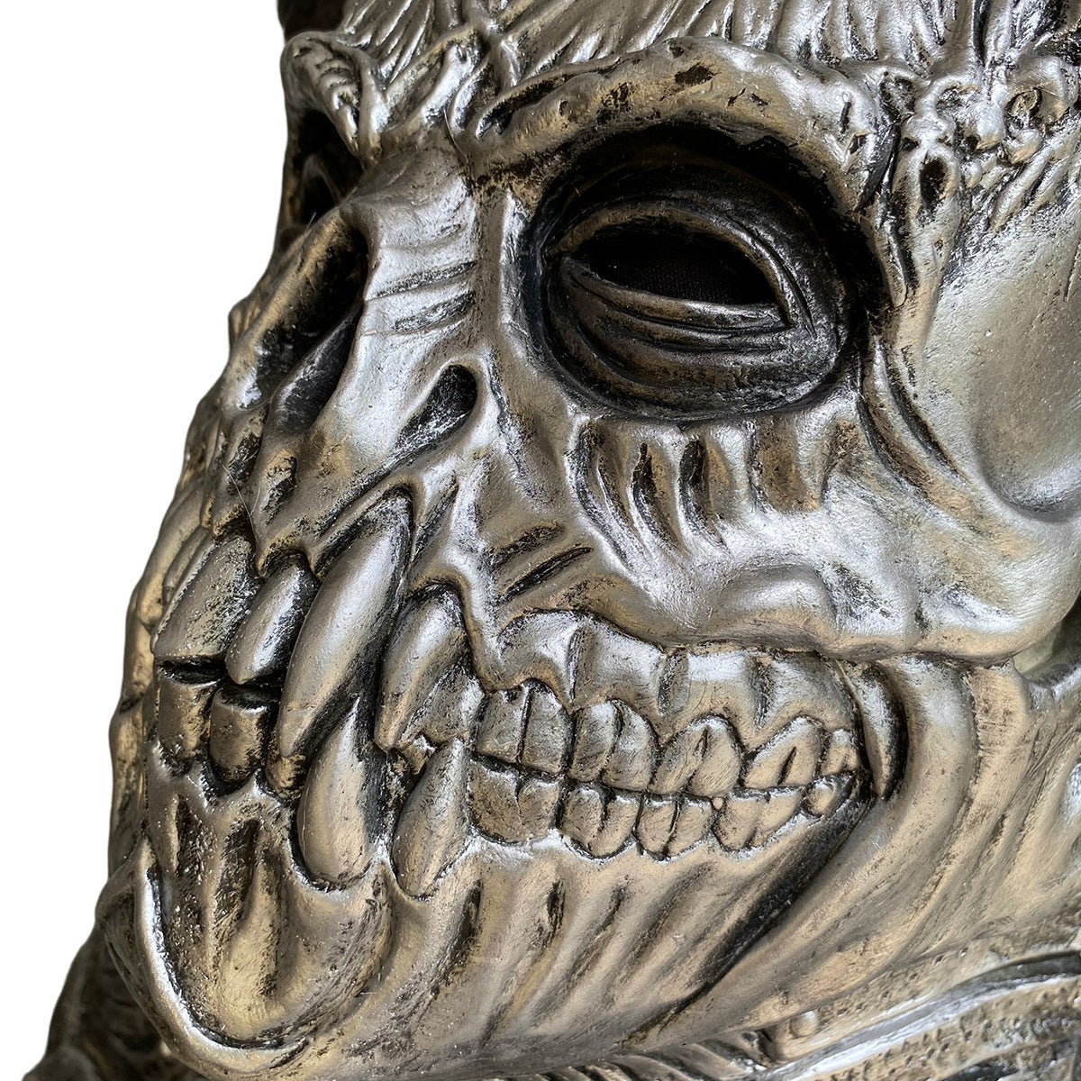 Halloween Neue Horror Schädel Horn Teufel Latex Maske Haube Dark 4