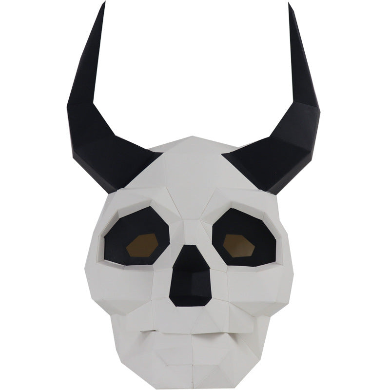 Halloween Neue Version des Teufelsschädels Kreatives DIY-Maskenpapier 0