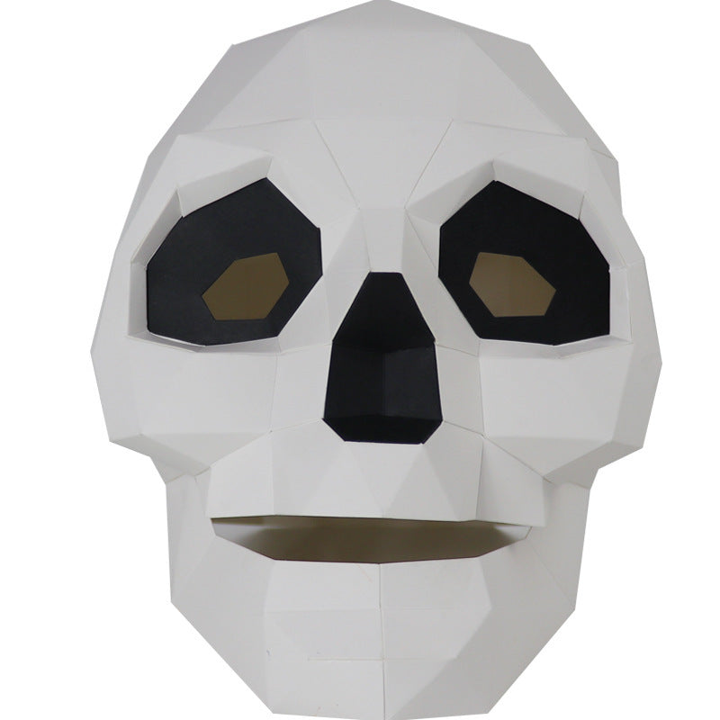 Halloween Neue Version des Teufelsschädels Kreatives DIY-Maskenpapier 2