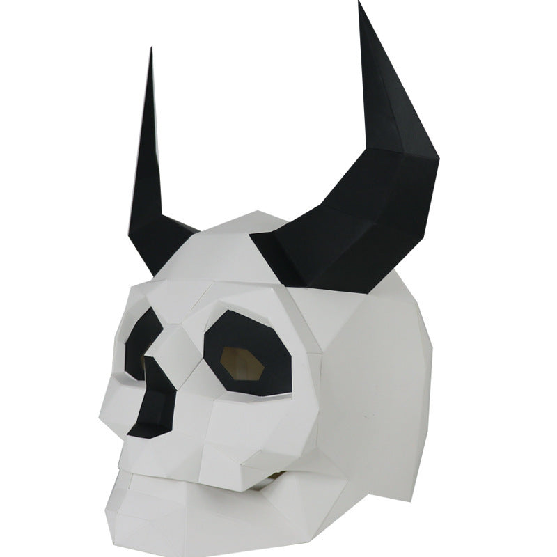 Halloween Neue Version des Teufelsschädels Kreatives DIY-Maskenpapier 3