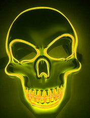 Halloween Skelett Maske LED Glow Gruselig 19