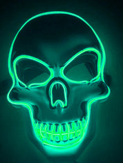 Halloween Skelett Maske LED Glow Gruselig 20