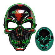 Halloween Skelett Maske LED Glow Gruselig 3