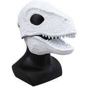 Halloween Velociraptor Dinosaurier bewegliche Mundmaske Kapuze 2