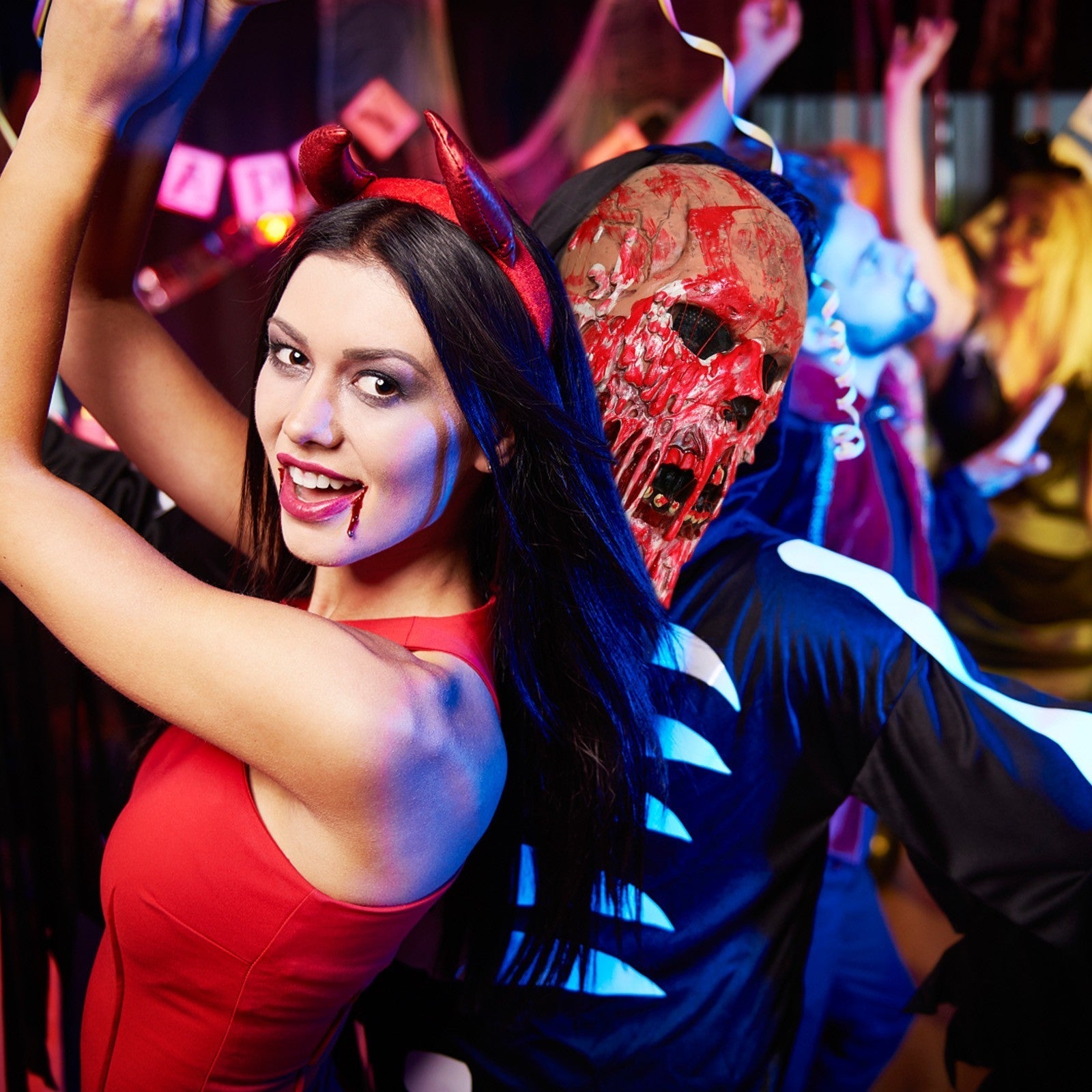 Halloween Walking Dead Gruselige Blutgeist-Gesichtsmaske 3