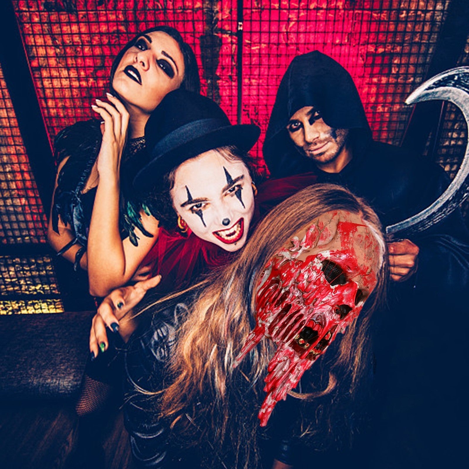 Halloween Walking Dead Gruselige Blutgeist-Gesichtsmaske 5