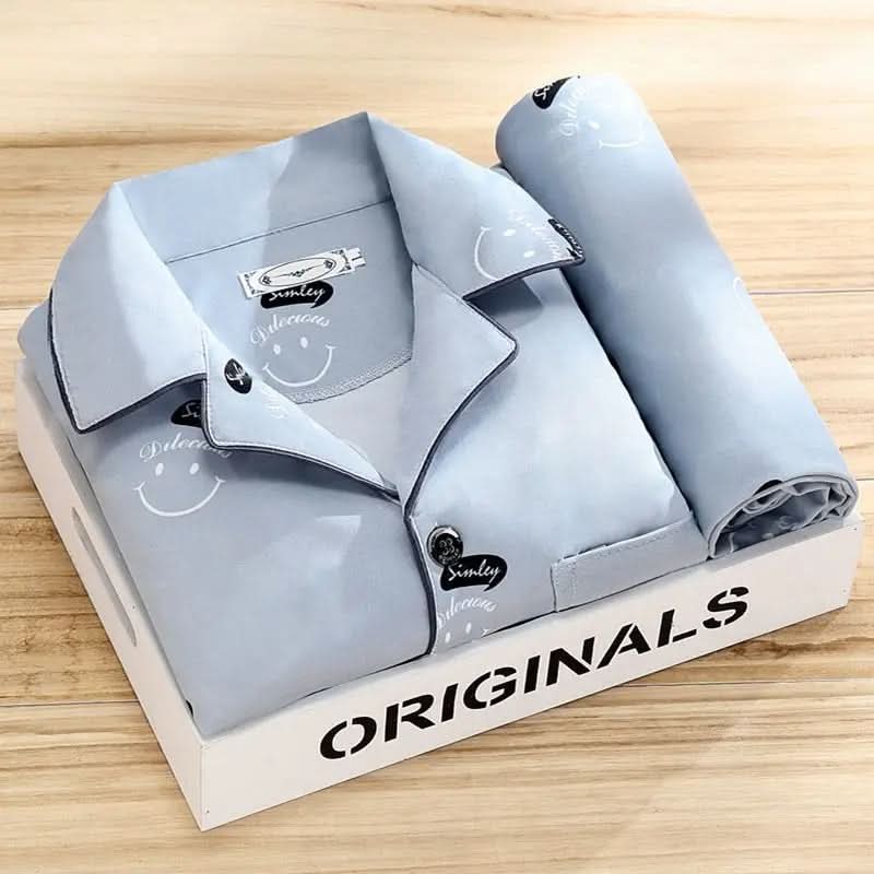 Herren-Pyjama-Set mit Knöpfen – Weiche und atmungsaktive Nachtwäsche 2