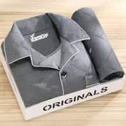 Herren-Pyjama-Set mit Knöpfen – Weiche und atmungsaktive Nachtwäsche 3